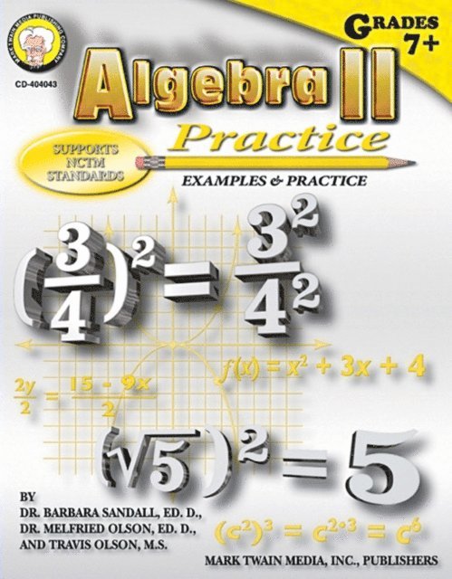 Travis Olson, Melfried Olson, Barbara R. Sandall - Algebra II Practice Book, Grades 7 - 8, E-bok