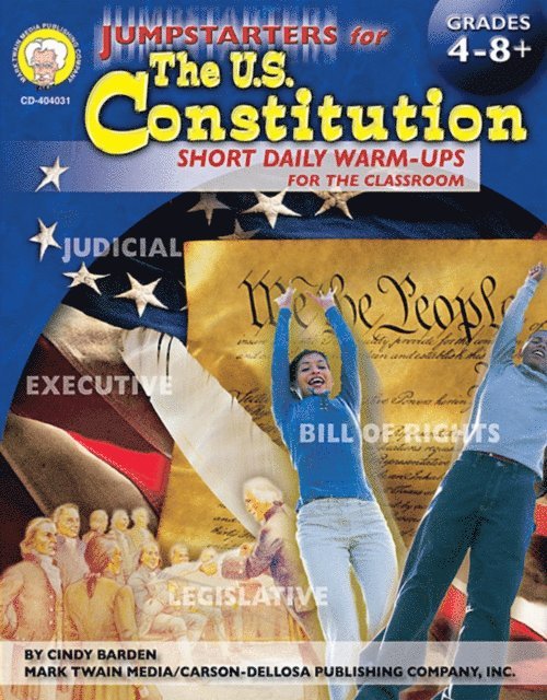 Cindy Barden - Jumpstarters for the U.S. Constitution, Grades 4 - 8, E-bok