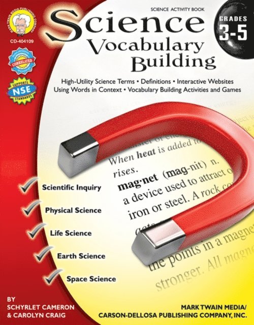Carolyn Craig, Schyrlet Cameron - Science Vocabulary Building, Grades 3 - 5, E-bok