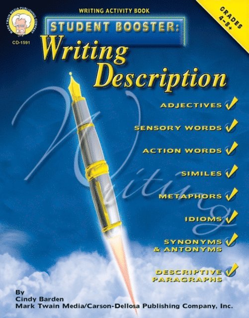 Cindy Barden - Student Booster: Writing Description, Grades 4 - 8, E-bok