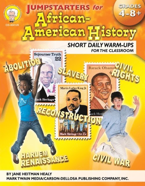 Jane Heitman - Jumpstarters for African-American History, Grades 4 - 8, E-bok