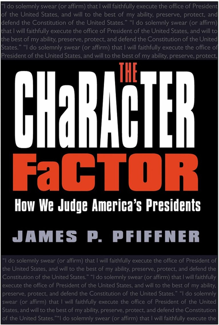 James P. Pfiffner - Character Factor, Häftad. Tillgänglighet: Tillfälligt slut