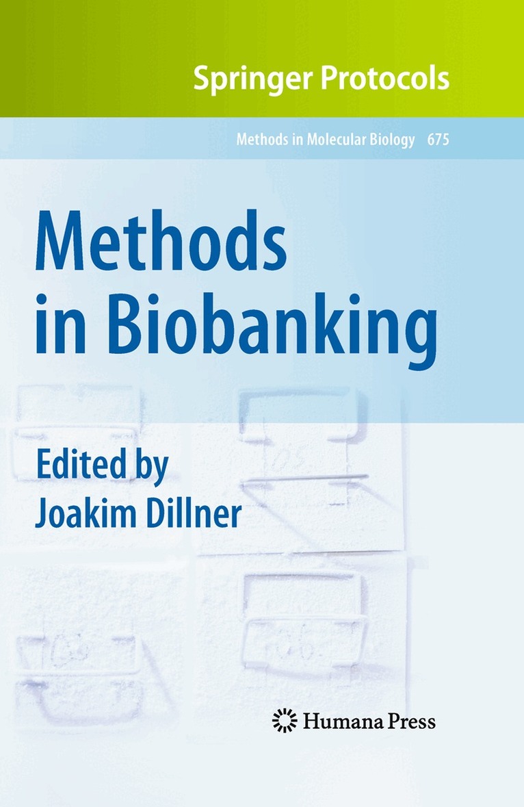 Joakim Dillner - Methods in Biobanking, Inbunden. Tillgänglighet: Lägg i varukorg
