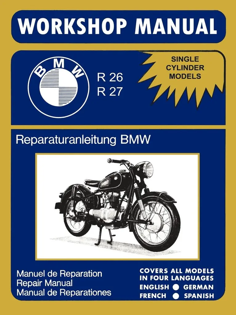 Bmw - BMW Motorcycles Factory Workshop Manual R26 R27 (1956-1967), Häftad. Tillgänglighet: Lägg i varukorg