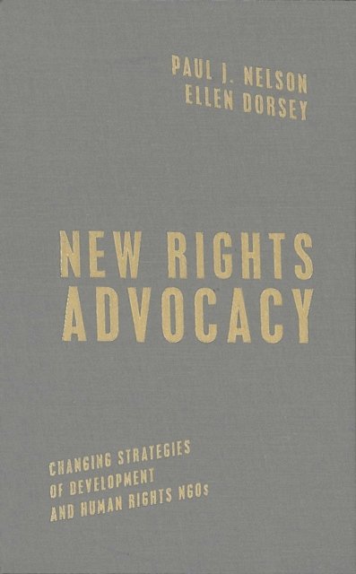 Paul J. Nelson - New Rights Advocacy, E-bok