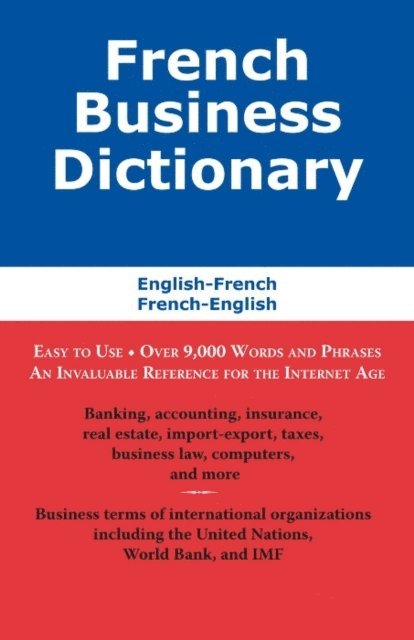 Morry Sofer - French Business Dictionary, E-bok