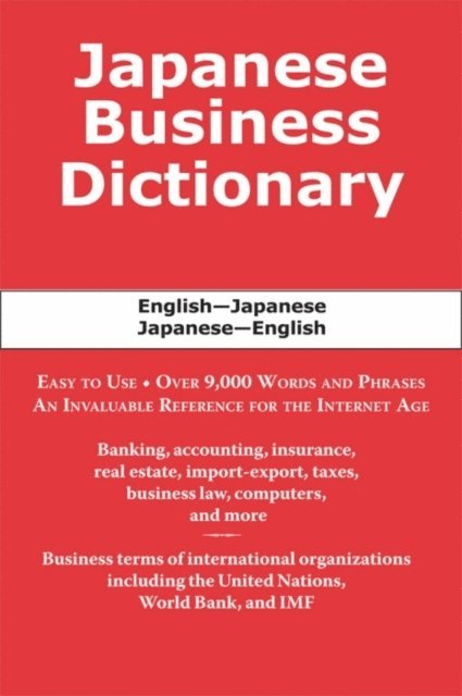 Morry Sofer - Japanese Business Dictionary, E-bok
