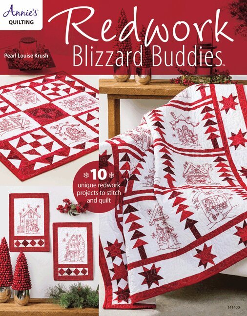 Pearl Louise Krush - Redwork Blizzard Buddies, Häftad