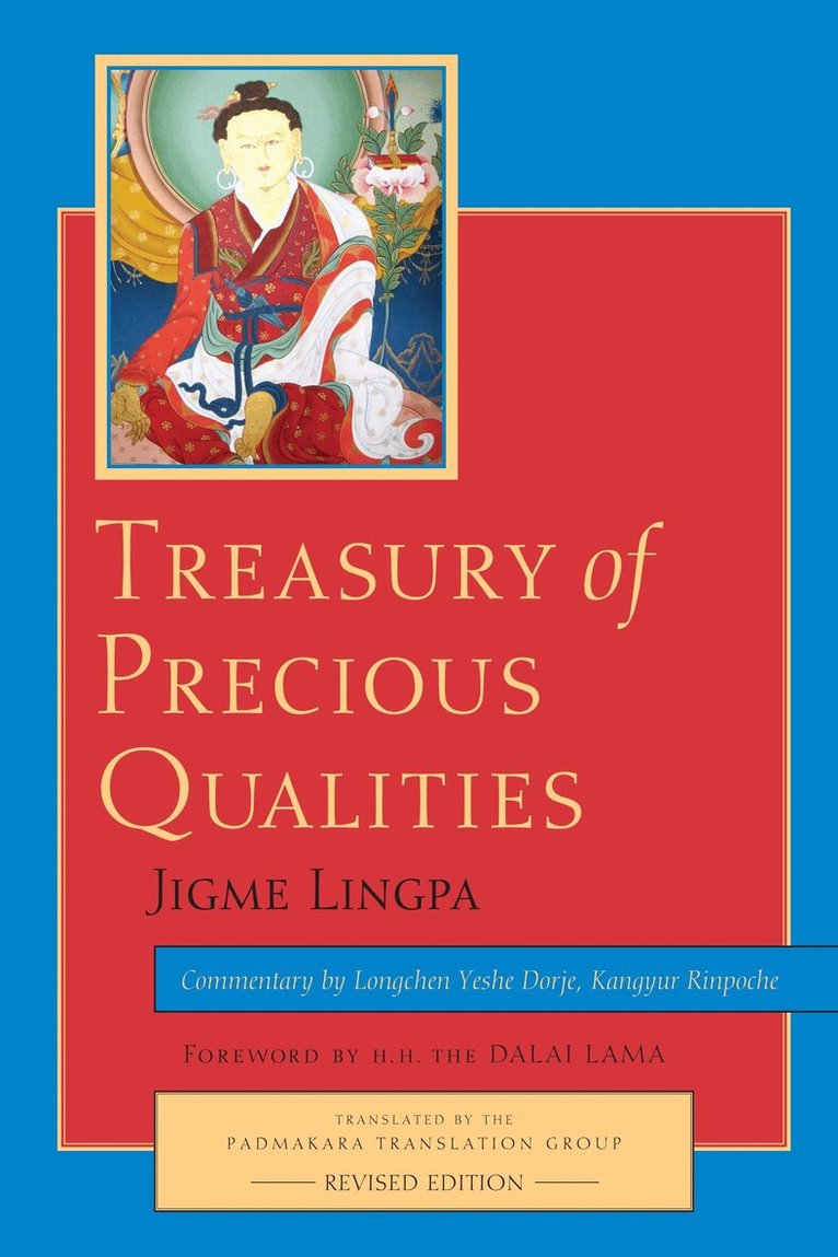 Longchen Yeshe Dorje Kangyur Rinpoche, Jigme Lingpa - Treasury of Precious Qualities: Book One, Häftad