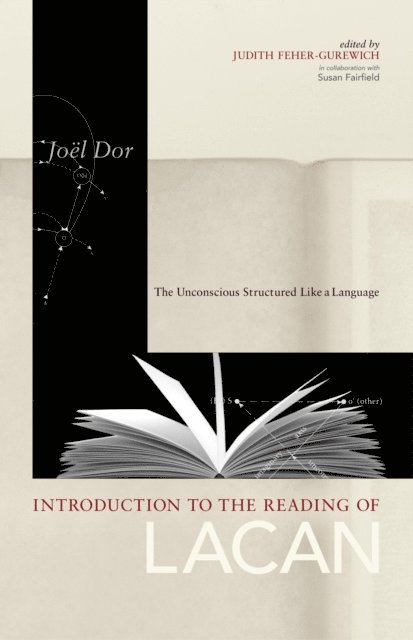 Joel Dor - Introduction to the Reading of Lacan, E-bok