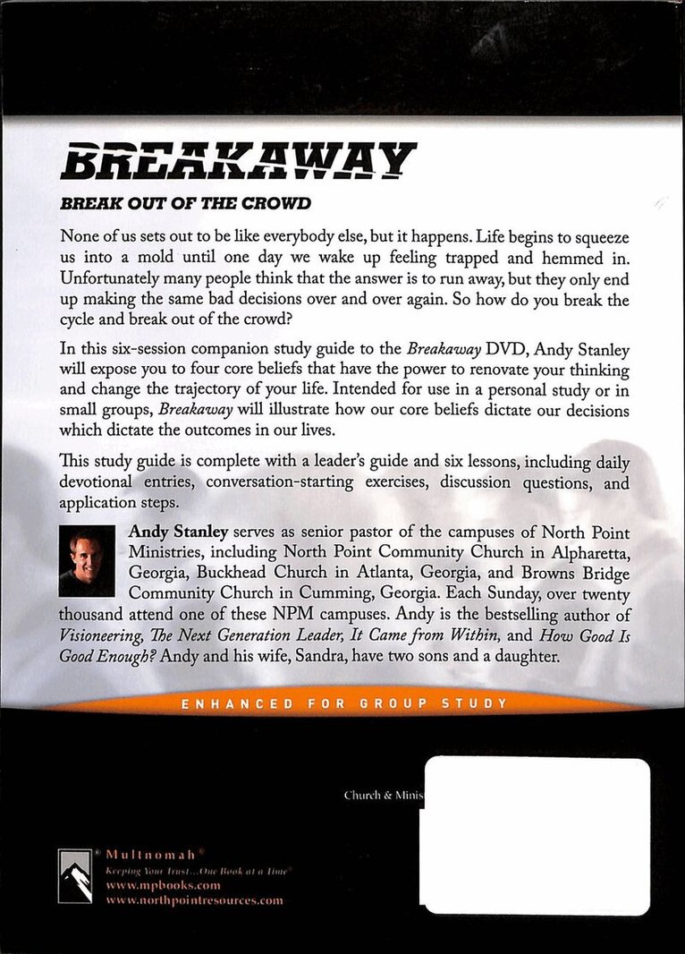 Andy Stanley - Breakaway (Study Guide), Häftad