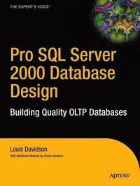 Pro SQL Server 2000 Database Design