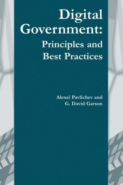 G. David, Alexei - Digital Government: Principles and Best Practices, E-bok