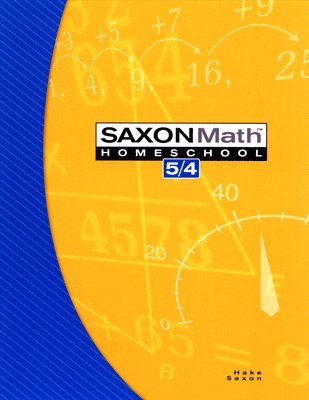 Hake - Saxon Math Homeschool 5/4, Häftad