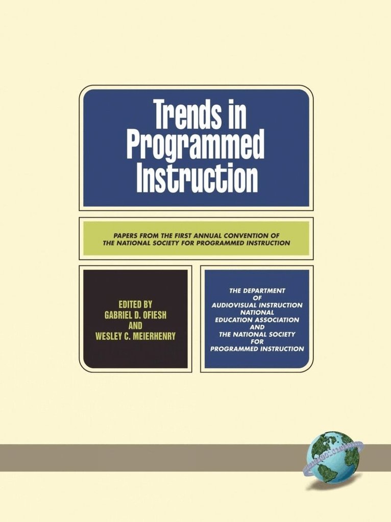 Gabriel D. Ofiesh, Gabriel D. Ofiesh, Wesley C. Meierhenry - Trends in the Programmed Instruction, Häftad