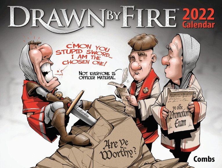 Paul Combs - Drawn by Fire 2022 Calendar. Tillgänglighet: Tillfälligt slut