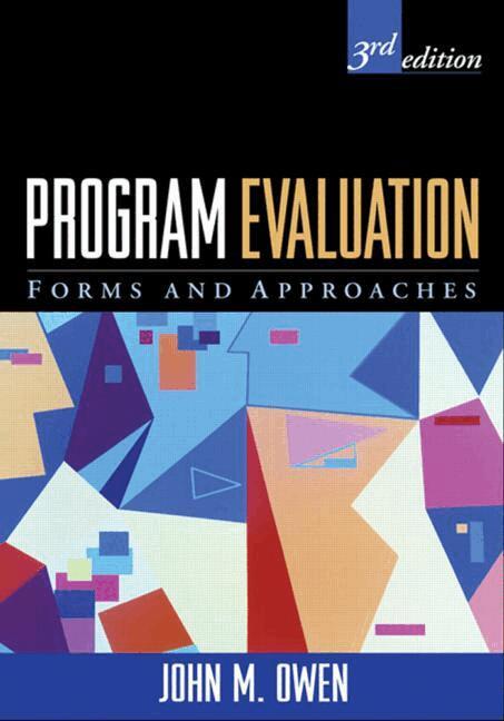 John M. Owen - Program Evaluation, Third Edition, Inbunden