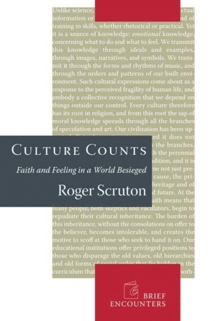 Roger Scruton - Culture Counts, E-bok
