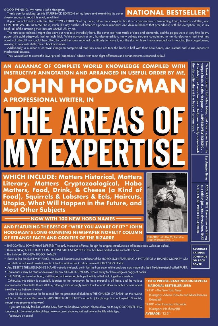 John Hodgman - Areas Of My Expertise, Häftad