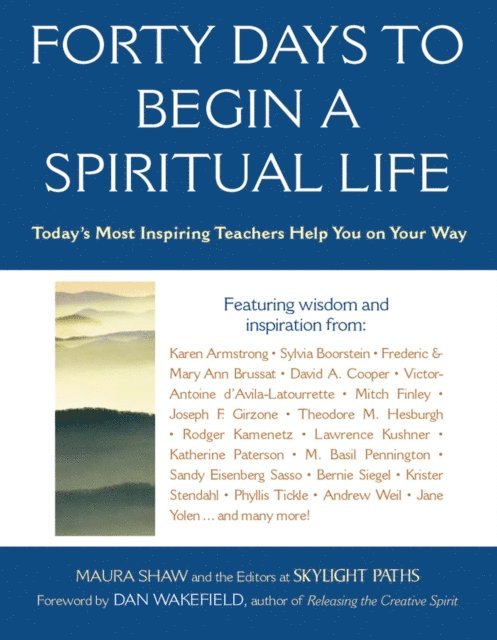 Maura D. Shaw - Forty Days to Begin a Spiritual Life, E-bok