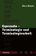 Esperanto - Terminologie und Terminologiearbeit