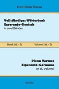 Vollstndiges Wrterbuch Esperanto-Deutsch in zwei Bnden, Band 2 (L - Z)