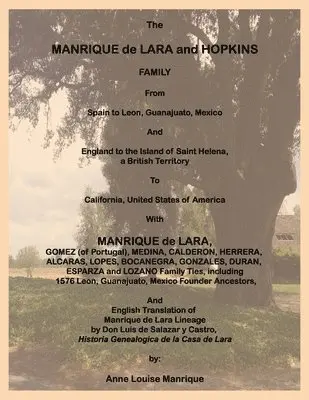 Anne L Manrique - Manrique de Lara and Hopkins Family, Häftad. Tillgänglighet: Lägg i varukorg