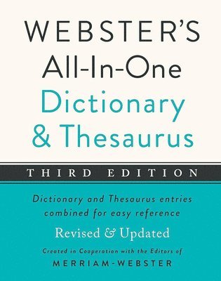 Webster's All-In-One Dictionary and Thesaurus, Third Edition