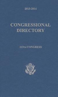 Us Congress - Official Congressional Directory, 113th Congress, Cloth, Inbunden
