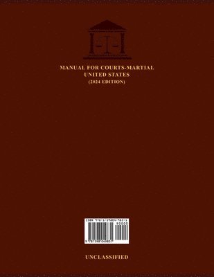 Jsc on Military Justice - Manual for Courts-Martial United States (2024 Edition), Häftad