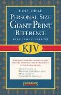 KJV Personal Size Giant Print Reference Bible: Bonded Leather
