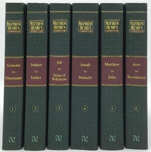 Professor Matthew Henry - Matthew Henry's Commentary on the Whole Bible, Complete 6-Volume Set, Inbunden