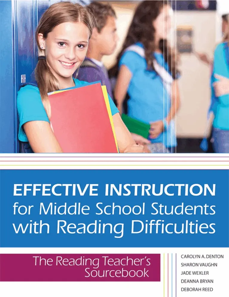 Carolyn A. Denton, Sharon Vaughn, Jade Wexler, Deanna Bryan, Deborah Reed - Effective Instruction for Middle School Students with Reading Difficulties, Häftad. Tillgänglighet: Tillfälligt slut