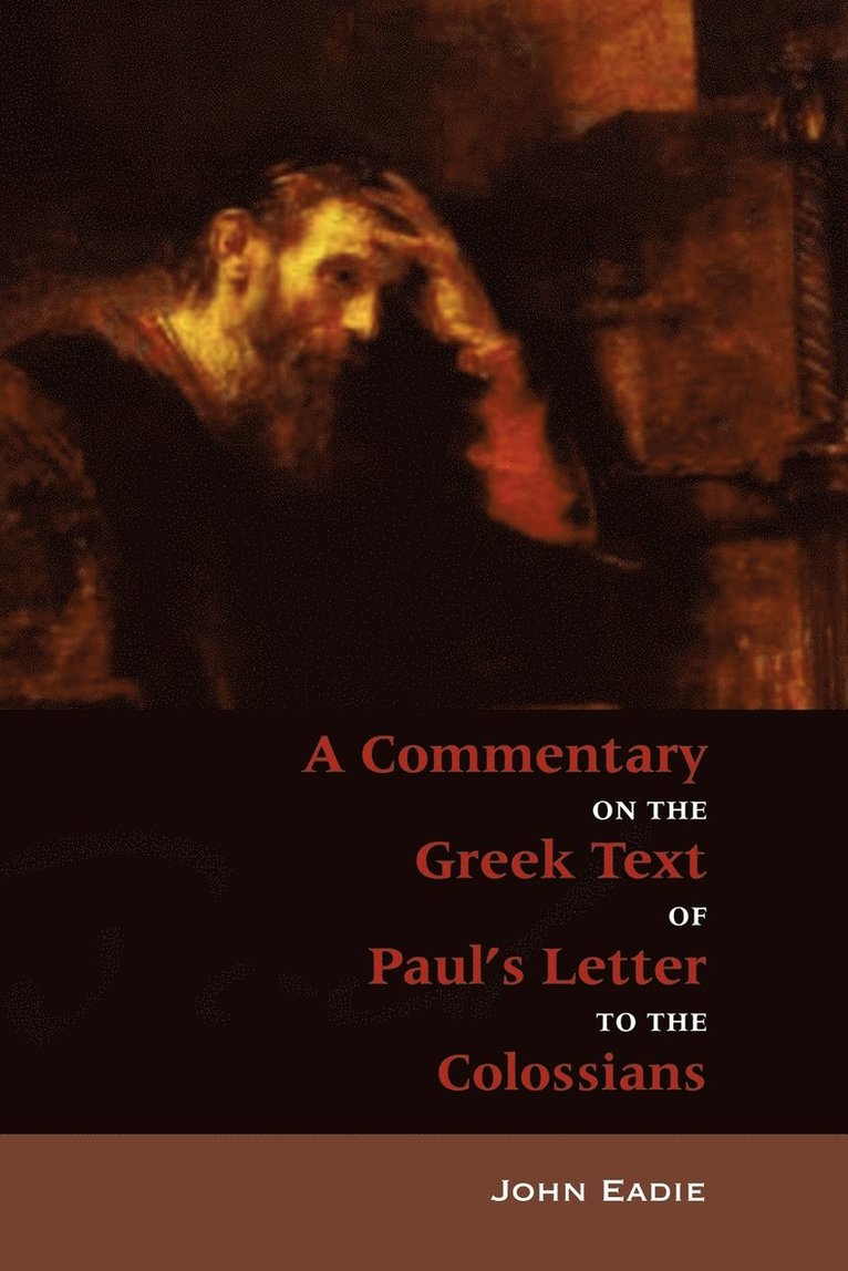 John Eadie - Commentary on Colossians, Häftad
