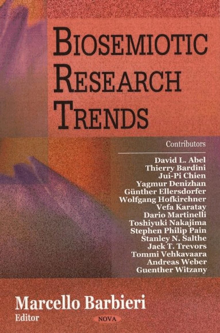 Marcello Barbieri - Biosemiotic Research Trends, Inbunden
