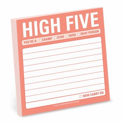 Knock Knock High Five Sticky Notes, Övrigt