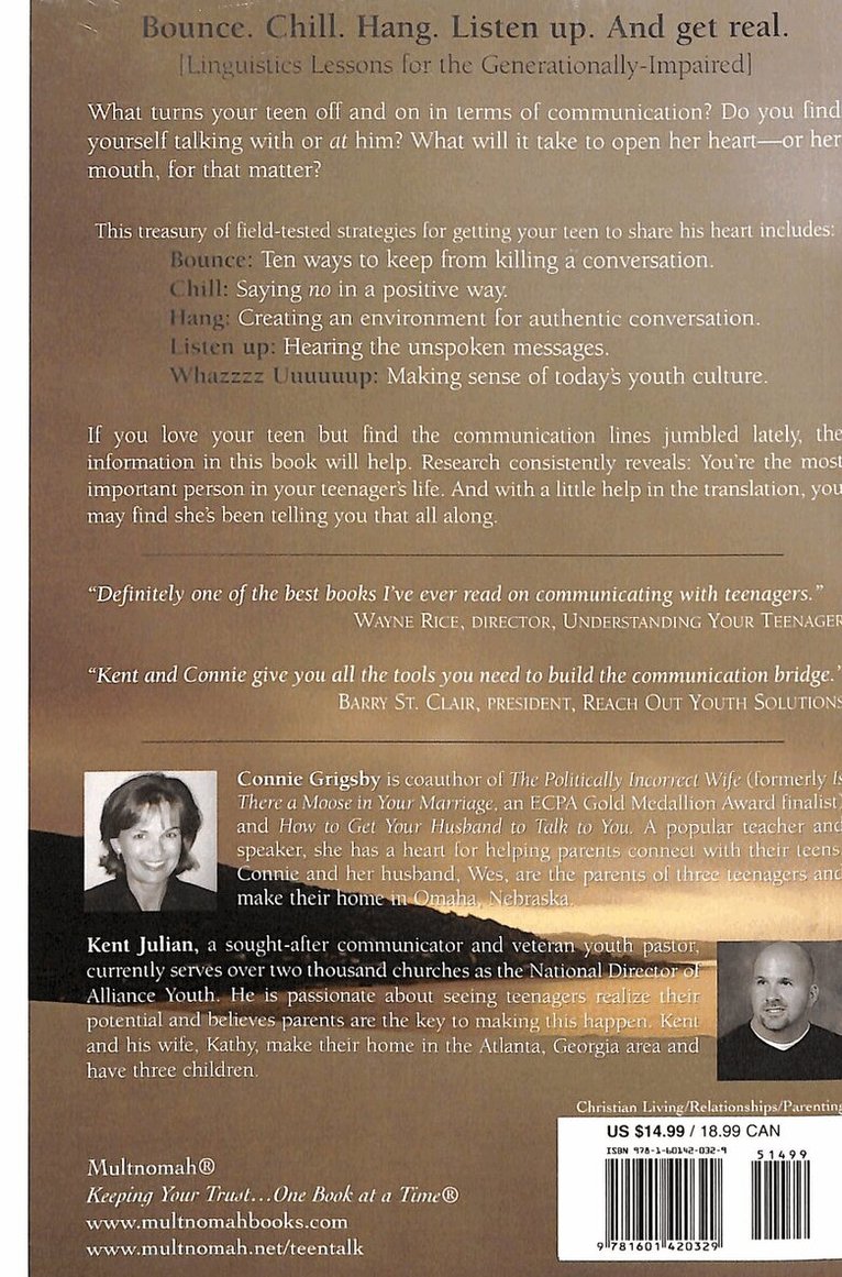 Connie Grigsby, Kent Julian - How to Get your Teen to Talk, Häftad