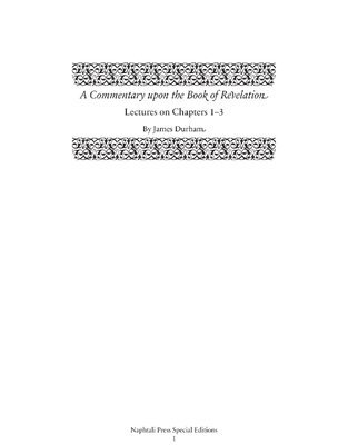James Durham - Commentary Upon the Book of Revelation, A, Inbunden