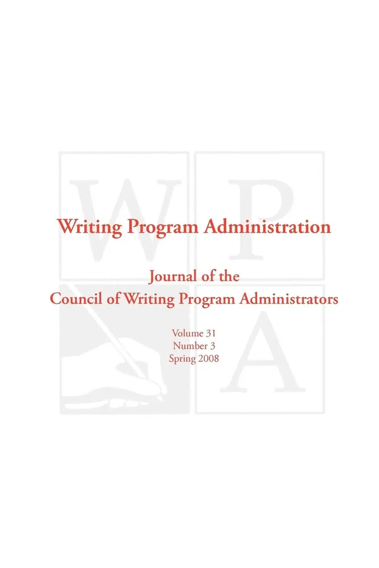 Writing Program Administrators Council - Wpa, Häftad. Tillgänglighet: Lägg i varukorg