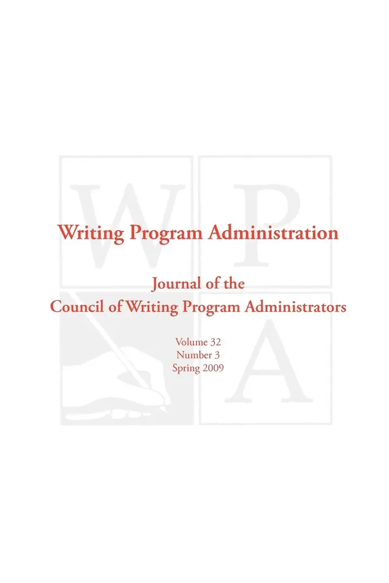 Writing Program Administrators Council - Wpa, Häftad. Tillgänglighet: Lägg i varukorg