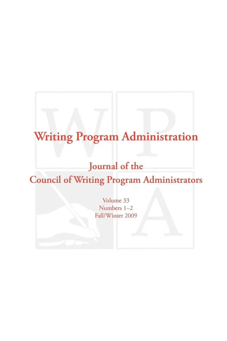 Writing Program Administrators Council - Wpa, Häftad. Tillgänglighet: Lägg i varukorg