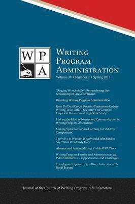 Council Writing Program Administrators - Wpa, Häftad