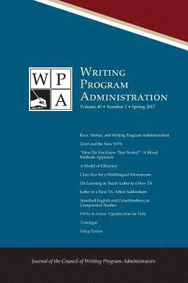 Council Writing Program Administrators - Wpa, Häftad. Tillgänglighet: Lägg i varukorg