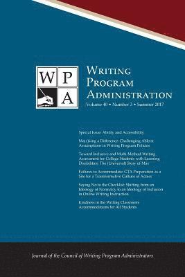 Council Writing Program Administrators - Wpa, Häftad. Tillgänglighet: Lägg i varukorg