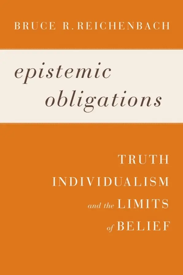 Bruce R. Reichenbach - Epistemic Obligations, Inbunden. Tillgänglighet: Tillfälligt slut