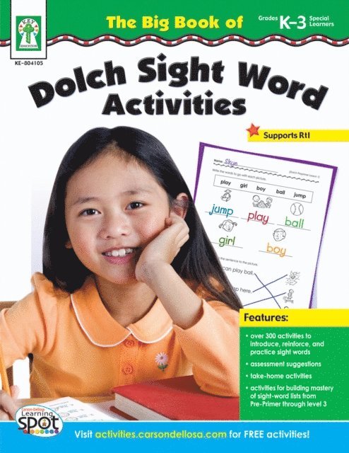 Helen Zeitzoff - Big Book of Dolch Sight Word Activities, Grades K - 3, E-bok
