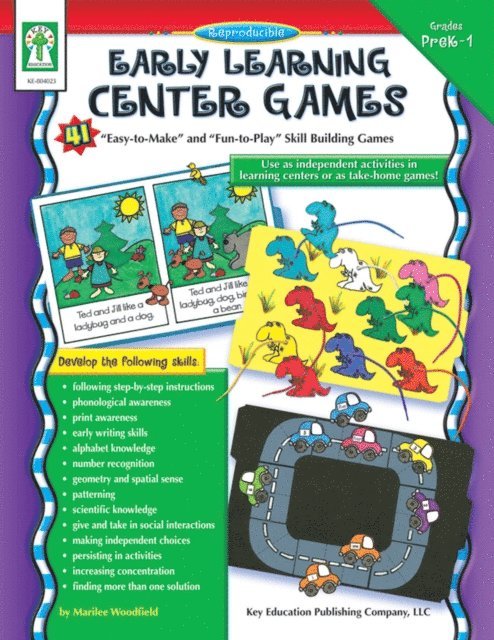 Marilee Whiting Woodfield - Early Learning Center Games, Grades PK - 1, E-bok. Tillgänglighet: Lägg i varukorg