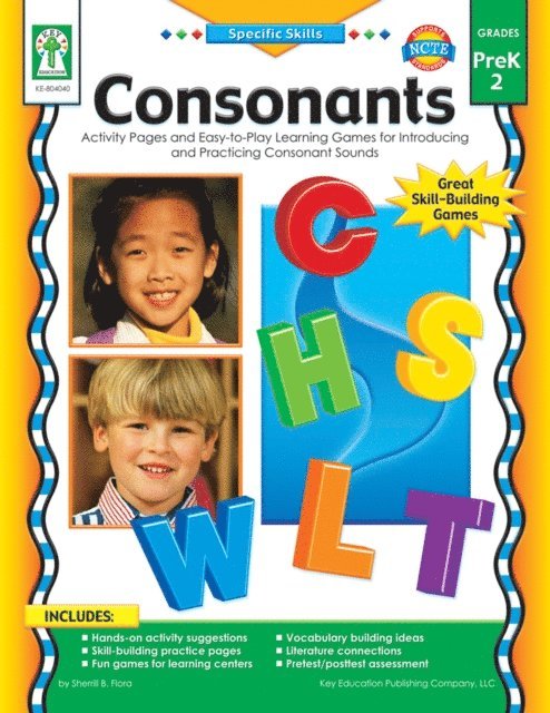 Sherrill B. Flora - Consonants, Grades PK - 2, E-bok