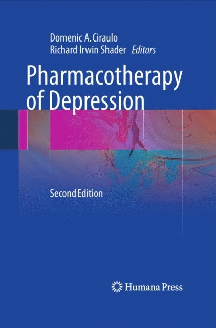 Richard Irwin Shader, Domenic A. Ciraulo - Pharmacotherapy of Depression, E-bok