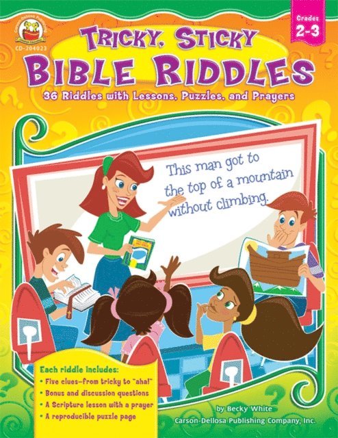 Becky White - Tricky, Sticky Bible Riddles, Grades 2 - 3, E-bok. Tillgänglighet: Lägg i varukorg